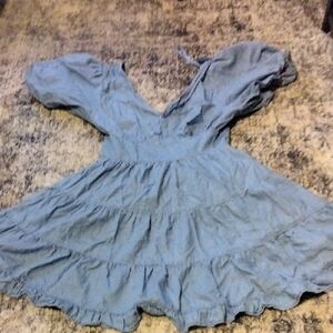 Jessica Simpson Light Blue High Low Dress